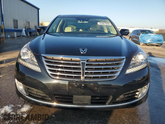 2016 Hyundai Equus Signature with VIN KMHGH4JH8GU104592, listed as a Copart auction lot 43361695 with 29,354 mi miles and Salvage Title. Bid and sale history available at DreamBid. Image 5.