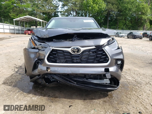 2024 Toyota Highlander LE with VIN 5TDKDRAH7RS529302, listed as a Copart auction lot 56236155 with 6,474 mi miles and Salvage title. Bid and sale history available at DreamBid. Image 5.