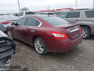 2009 Nissan Maxima 3.5 SV w/Sport Pkg with VIN 1N4AA51E89C819607, listed as a IAAI auction lot 41916208 with 203,528 mi miles. Bid and sale history available at carsss.com. Image 3.