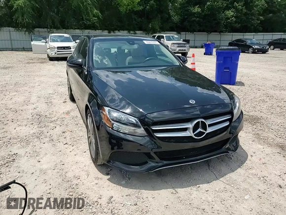 2018 Mercedes-Benz C 300 with VIN WDDWF4JB5JR419500, listed as a Copart auction lot 60235995 with 37,014 mi miles and Salvage title. Bid and sale history available at DreamBid. Image 13.