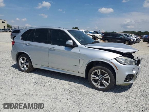 2015 BMW X5 xDrive50i z VIN 5UXKR6C50F0J75350, wystawiony jako Copart lot #55146105 z przebiegiem Nie podano mil oraz Szkoda całkowita • Salvage title. Historia ofert i sprzedaży dostępna na DreamBid. Obrazek 4.