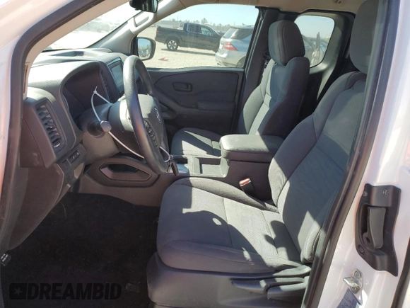 2024 Nissan Frontier S with VIN 1N6ED1CL6RN656660, listed as a Copart auction lot 49865365 with 26,140 mi miles and Salvage title. Bid and sale history available at DreamBid. Image 7.