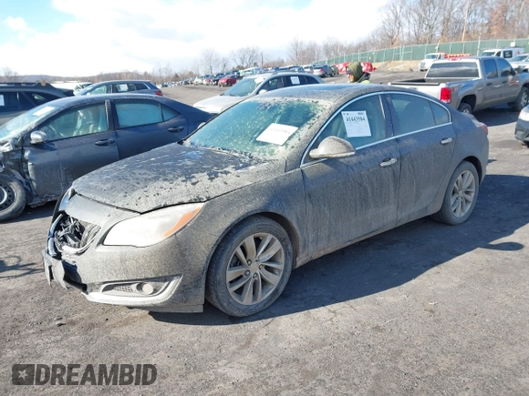 2014 Buick Regal Premium I with VIN 2G4GP5EXXE9250089, listed as a IAAI auction lot 41443584 with 135,737 mi miles and . Bid and sale history available at DreamBid. Image 2.