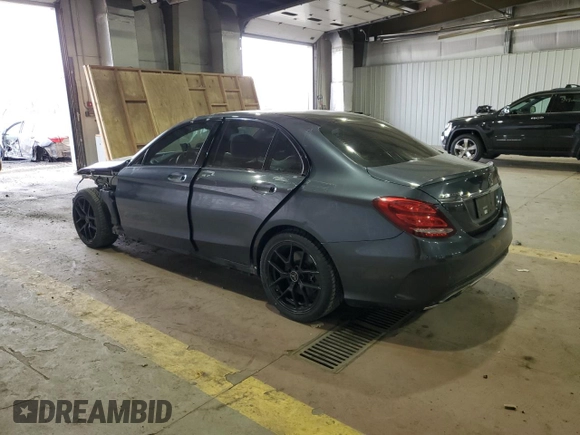 2016 Mercedes-Benz C 450 AMG with VIN 55SWF6EB2GU119202, listed as a Copart auction lot 54475925 with 62,861 mi miles and Salvage title. Bid and sale history available at DreamBid. Image 2.