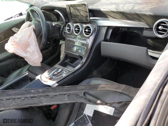 2015 Mercedes-Benz C-Class C 300 with VIN 55SWF4JBXFU084157, listed as a Copart auction lot 50843805 with 103,382 mi miles and Salvage Title. Bid and sale history available at carsss.com. Image 8.