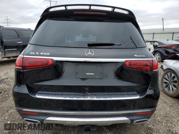 2021 Mercedes-Benz GLS 450 with VIN 4JGFF5KE2MA465292, listed as a Copart auction lot 45435094 with Not Provided miles and . Bid and sale history available at DreamBid. Image 6.