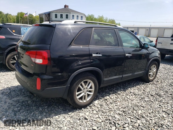 2015 Kia Sorento LX with VIN 5XYKT4A63FG595598, listed as a Copart auction lot 55468395 with 109,932 mi miles and Clean Title. Bid and sale history available at DreamBid. Image 3.
