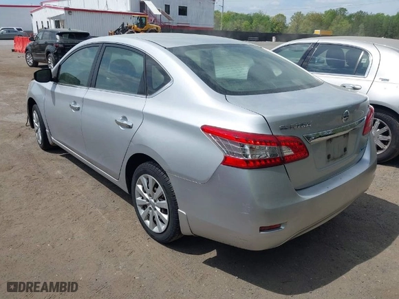 2014 Nissan Sentra SV with VIN 3N1AB7AP9EY212995, listed as a IAAI auction lot 42087523 with 141,811 mi miles. Bid and sale history available at carsss.com. Image 3.
