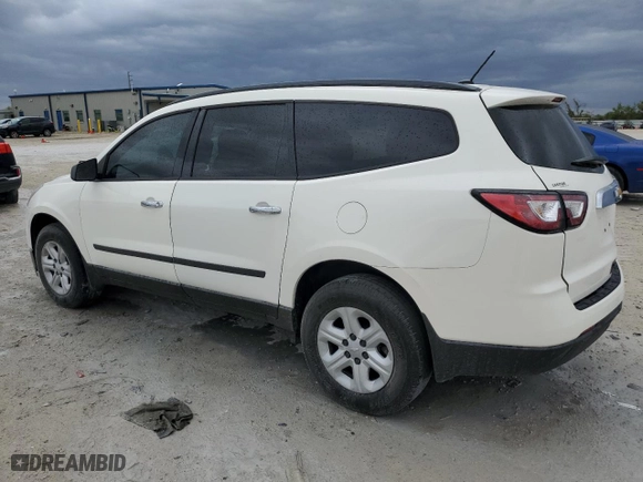 2015 Chevrolet Traverse LS with VIN 1GNKRFED4FJ201858, listed as a Copart auction lot 47071475 with 133,717 mi miles and Clean Title. Bid and sale history available at carsss.com. Image 2.