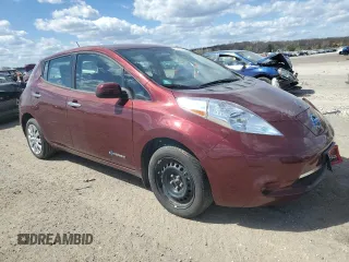 2017 Nissan LEAF S with VIN 1N4BZ0CP9HC301485, listed as a Copart auction lot 52823195 with 0 mi miles and Clean Title. Bid and sale history available at carsss.com. Image 4.