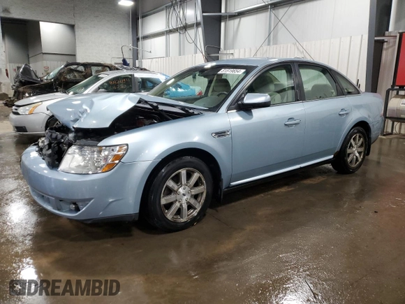 2008 Ford Taurus SEL with VIN 1FAHP24W68G182787, listed as a Copart auction lot 81519654 with 80,629 mi miles and Salvage Title. Bid and sale history available at carsss.com. Image 1.