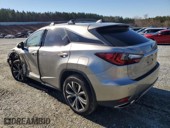 2020 Lexus RX with VIN 2T2HZMAA1LC179792, listed as a Copart auction lot 86183374 with 45,520 mi miles and Salvage Title. Bid and sale history available at carsss.com. Image 2.