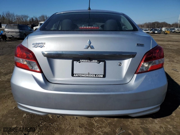 2020 Mitsubishi Mirage G4 SE with VIN ML32F4FJ4LHF07297, listed as a Copart auction lot 43086005 with 62,846 mi miles and Salvage Title. Bid and sale history available at carsss.com. Image 6.