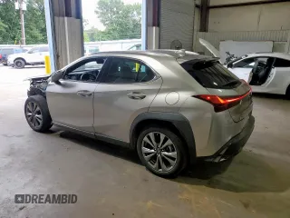 2019 Lexus UX 200 with VIN JTHY3JBH8K2000465, listed as a Copart auction lot 56873895 with 74,574 mi miles and Salvage title. Bid and sale history available at DreamBid. Image 2.