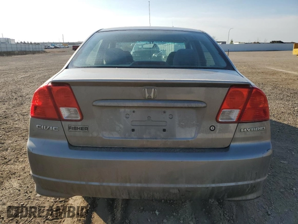 2005 Honda Civic with VIN JHMES96615S022180, listed as a Copart auction lot 50362915 with 231,987 mi miles and Salvage Title. Bid and sale history available at DreamBid. Image 6.