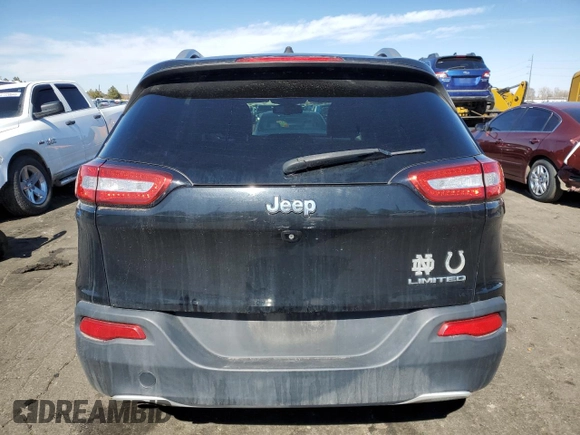 2017 Jeep Cherokee Limited with VIN 1C4PJLDB4HW516170, listed as a Copart auction lot 48109865 with 151,647 mi miles and Salvage Title. Bid and sale history available at carsss.com. Image 6.