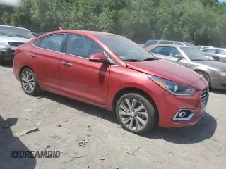 2022 Hyundai Accent Limited with VIN 3KPC34A67NE177237, listed as a Copart auction lot 55184864 with 31,233 mi miles and Salvage Title. Bid and sale history available at carsss.com. Image 4.