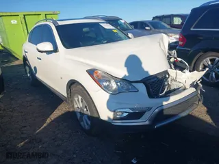 2017 Infiniti QX50 with VIN JN1BJ0RP5HM382300, listed as a IAAI auction lot 41275006 with 91,516 mi miles. Bid and sale history available at carsss.com. Image 1.
