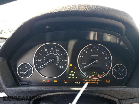 2014 BMW 4 Series 435i with VIN WBA3R1C55EF729211, listed as a Copart auction lot 46887555 with 71,477 mi miles and Salvage Title. Bid and sale history available at carsss.com. Image 9.