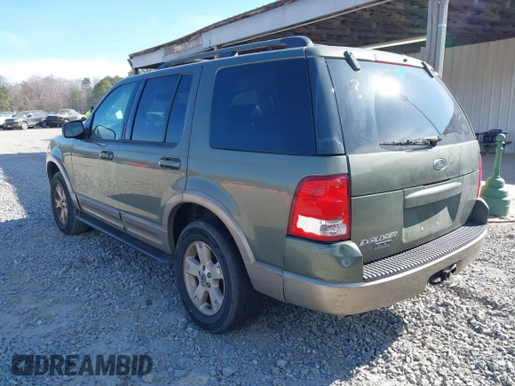 2003 Ford Explorer Eddie Bauer z VIN 1FMZU64K43UC29333, wystawiony jako IAAI lot #41715540 z przebiegiem 216 694 mil mil oraz . Historia ofert i sprzedaży dostępna na DreamBid. Obrazek 3.