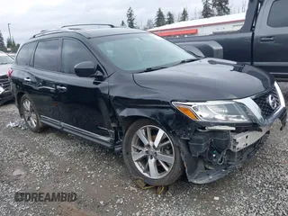 2014 Nissan Pathfinder SV with VIN 5N1AR2MN3EC665407, listed as a IAAI auction lot 41611941 with 94,894 mi miles. Bid and sale history available at carsss.com. Image 1.