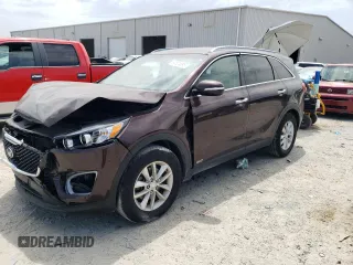 2016 Kia Sorento LX with VIN 5XYPGDA3XGG069826, listed as a Copart auction lot 54824995 with 129,914 mi miles and Salvage Title. Bid and sale history available at carsss.com. Image 1.