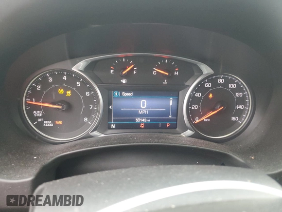 2020 GMC Terrain SLE with VIN 3GKALTEV9LL285729, listed as a Copart auction lot 60807035 with 50,143 mi miles and Salvage title. Bid and sale history available at DreamBid. Image 9.