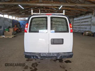 2017 Chevrolet Express Cargo Van with VIN 1GCWGBFG1H1324487, listed as a Copart auction lot 82925624 with 111,345 mi miles and Clean Title. Bid and sale history available at carsss.com. Image 6.