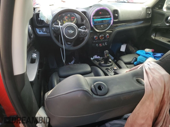 2021 MINI Countryman Cooper S with VIN WMZ83BR02M3M34658, listed as a Copart auction lot 41504825 with 49,051 mi miles and Salvage title. Bid and sale history available at DreamBid. Image 8.