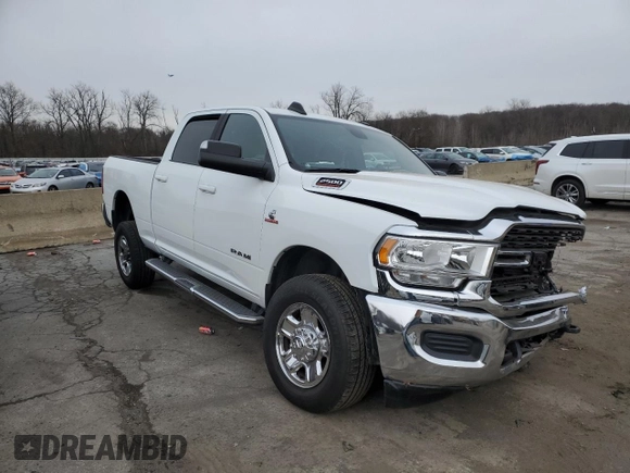 2022 Ram 2500 Big Horn with VIN 3C6UR5DL1NG321466, listed as a Copart auction lot 82975784 with 0 mi miles and Salvage Title. Bid and sale history available at carsss.com. Image 4.