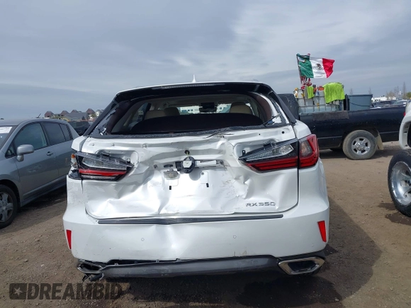 2017 Lexus RX with VIN JTJBZMCA1H2015937, listed as a IAAI auction lot 41735167 with 47,410 mi miles. Bid and sale history available at carsss.com. Image 16.