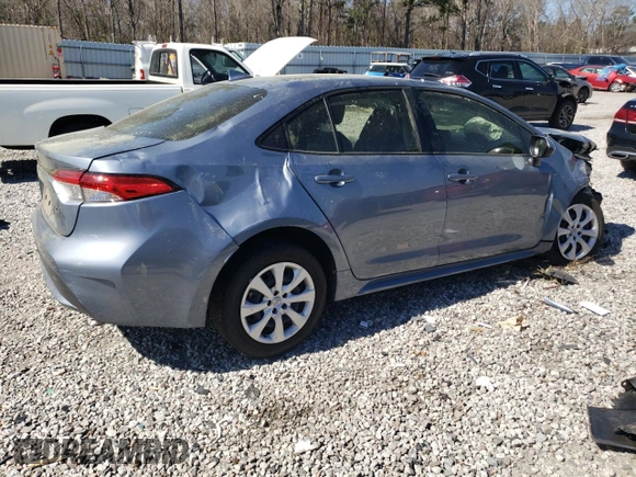 2022 Toyota Corolla LE with VIN JTDEPMAE2NJ225377, listed as a Copart auction lot 49446805 with 45,826 mi miles and Salvage Title. Bid and sale history available at carsss.com. Image 3.