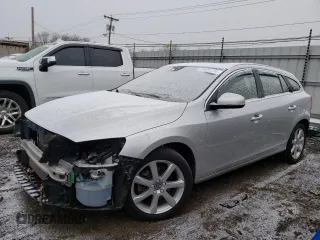 2016 Volvo V60 T5 Drive-E Premier with VIN YV140MEK3G1307244, listed as a Copart auction lot 87429124 with 141,355 mi miles and Non Repairable. Bid and sale history available at carsss.com. Image 1.