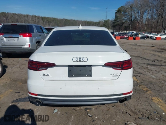2018 Audi A4 Premium Plus with VIN WAULMAF42JA067113, listed as a IAAI auction lot 41411398 with 49,603 mi miles. Bid and sale history available at carsss.com. Image 16.