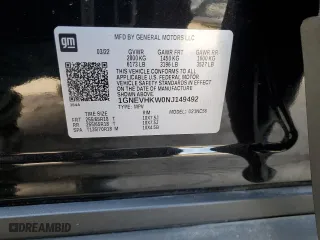 2022 Chevrolet Traverse LT Leather with VIN 1GNEVHKW0NJ149492, listed as a Copart auction lot 43480275 with 25,487 mi miles and Salvage Title. Bid and sale history available at carsss.com. Image 14.