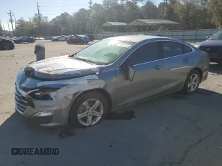 2024 Chevrolet Malibu LS with VIN 1G1ZB5ST4RF145034, listed as a Copart auction lot 50090835 with Not Provided miles and Salvage Title. Bid and sale history available at carsss.com. Image 1.