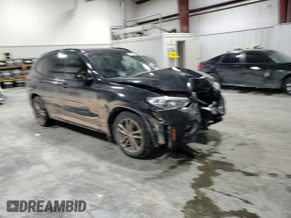 2020 BMW X3 M40i with VIN 5UXTY9C02L9D23795, listed as a Copart auction lot 42096505 with 55,231 mi miles and Salvage Title. Bid and sale history available at DreamBid. Image 11.