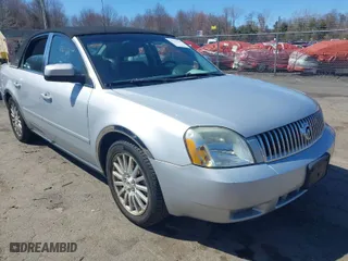 2005 Mercury Montego Premier with VIN 1MEFM43185G620585, listed as a IAAI auction lot 41941951 with 170,632 mi miles. Bid and sale history available at carsss.com. Image 1.