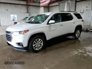 2019 Chevrolet Traverse LT Cloth z VIN 1GNEVGKW9KJ125827, wystawiony jako Copart lot #56901105 z przebiegiem 100 642 mil mil oraz Szkoda całkowita • Salvage title. Historia ofert i sprzedaży dostępna na DreamBid. Obrazek 1.