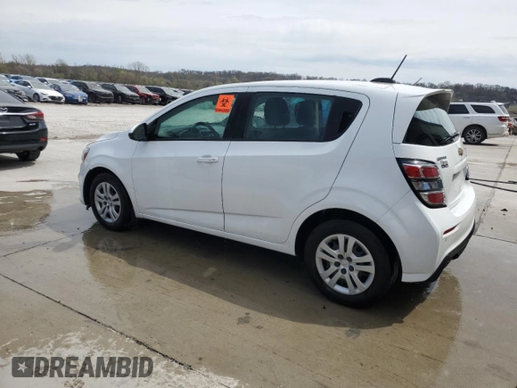 2020 Chevrolet Sonic LT with VIN 1G1JG6SB3L4130345, listed as a Copart auction lot 52098025 with 62,577 mi miles and Salvage title. Bid and sale history available at DreamBid. Image 2.