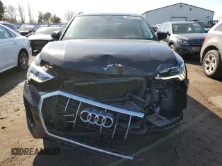 2021 Audi Q3 S line Premium Plus with VIN WA1EECF30M1117484, listed as a Copart auction lot 48607305 with 51,762 mi miles and Salvage Title. Bid and sale history available at DreamBid. Image 5.