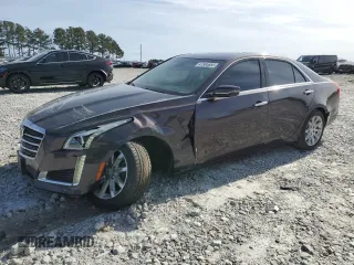 2015 Cadillac CTS Luxury RWD with VIN 1G6AR5SX8F0105026, listed as a Copart auction lot 47985555 with 105,745 mi miles and Salvage Title. Bid and sale history available at DreamBid. Image 1.