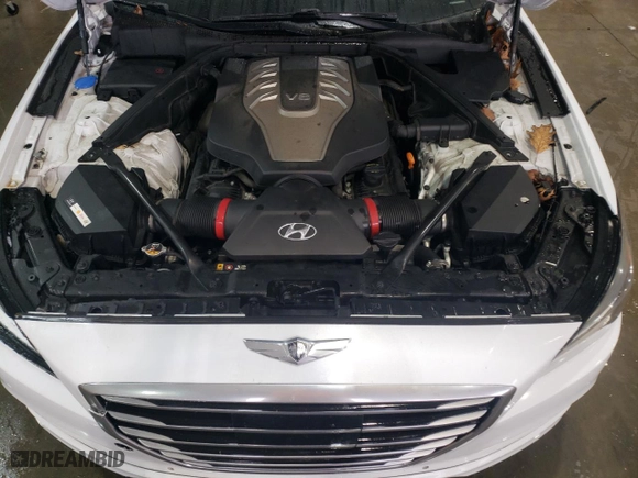 2015 Hyundai Genesis 5.0L with VIN KMHGN4JF9FU016933, listed as a Copart auction lot 42166475 with 163,601 mi miles and Salvage Title. Bid and sale history available at carsss.com. Image 11.