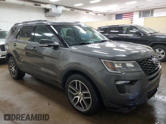 2018 Ford Explorer Sport с VIN 1FM5K8GT3JGC13494, выставлен на аукционе Copart как лот 58938205 с пробегом 166 082 миль миль и Чистый • Clean title. История ставок и продаж доступна на DreamBid. Изображение 4.
