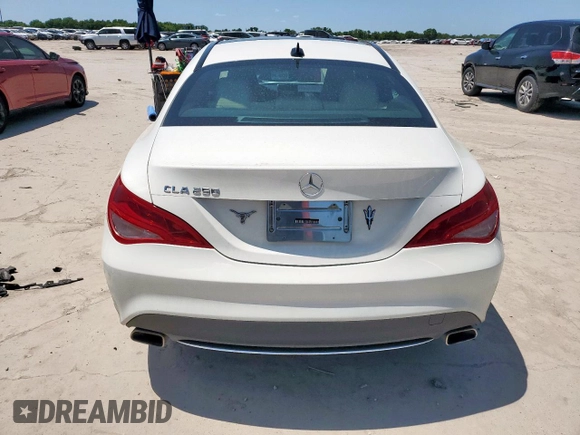 2014 Mercedes-Benz CLA 250 with VIN WDDSJ4EB8EN040382, listed as a Copart auction lot 61055185 with 76,380 mi miles and Salvage title. Bid and sale history available at DreamBid. Image 6.
