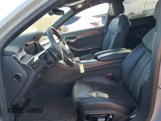2021 Audi A8 with VIN WAU8EAF86MN012991, listed as a Copart auction lot 82222484 with 14,862 mi miles and Salvage Title. Bid and sale history available at carsss.com. Image 7.