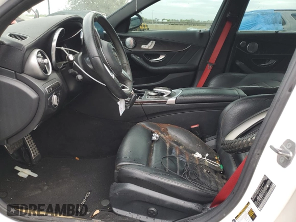 2017 Mercedes-Benz C 43 AMG с VIN 55SWF6EB8HU180541, выставлен на аукционе Copart как лот 48085255 с пробегом Не указан миль и Списание • Salvage title. История ставок и продаж доступна на DreamBid. Изображение 7.