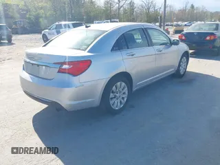 2012 Chrysler 200 LX with VIN 1C3CCBAB4CN320756, listed as a IAAI auction lot 42149497 with 137,037 mi miles. Bid and sale history available at carsss.com. Image 4.