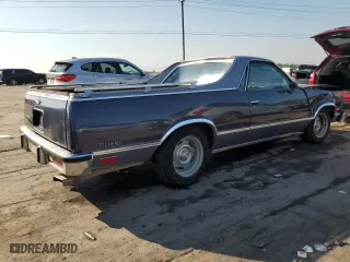 1984 Chevrolet El Camino with VIN 1GCCW80H1ER215342, listed as a Copart auction lot 83956964 with 14,096 mi miles and Salvage Title. Bid and sale history available at carsss.com. Image 3.