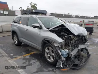 2016 Toyota Highlander Limited with VIN 5TDDCRFH1GS015897, listed as a IAAI auction lot 42582512 with 134,044 mi miles and . Bid and sale history available at DreamBid. Image 1.